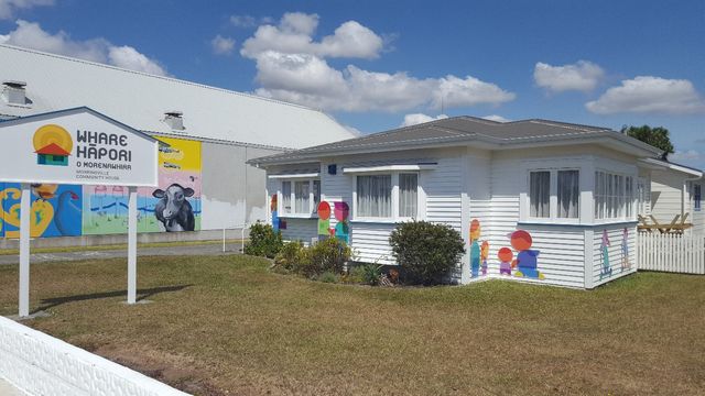 Morrinsville Community House  in the afternoon sun