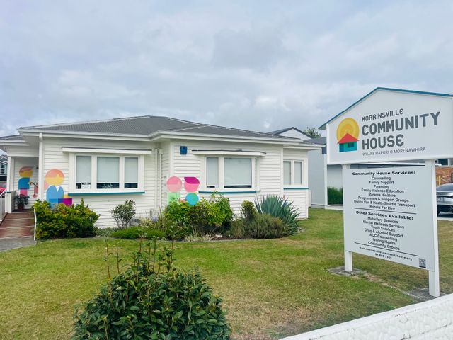 The welcoming street frontage of Morrinsville Community House